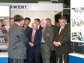 ICWC members, ICWC executive bodies heads and guests are visiting exhibition WATER �2003